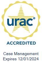 URAC Case Management accreditation seal