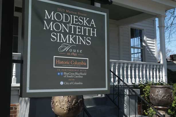 Modjeska Simkins house sign