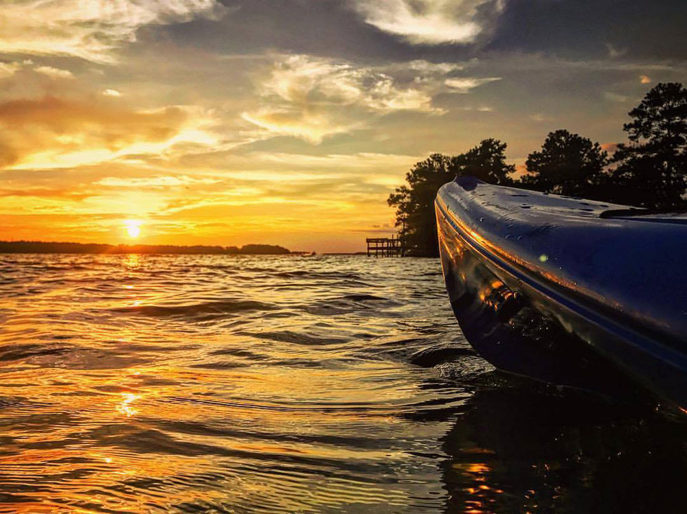 kayaking on Lake Murray